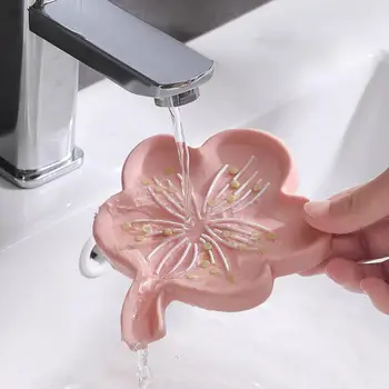 Săpun Tava de Duș în formă de Floare Non-alunecare de detergent de Vase Extinde Săpun Viața mai Ușoară Bucatarie Baie Accesorii de Baie Săpun Titular