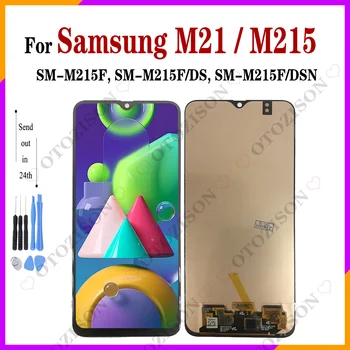 TFT LCD Pentru Samsung Pentru Galaxy M21 M215F Display M215 SM-M215F/DS M215F/DSN Ecran Senzor Tactil Digitizer Înlocuirea Ansamblului