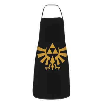 Unisex Fierbinte Joc Zeldas Legenda Bucătărie Bucătar-șef de Gătit de Copt Șorț Bărbați Femei Tablier Preparate pentru Pictură