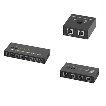 USB K/M Sincron Controller Switch KVM mai Multe Computere Cota 1 Set De Mouse-ul Și Tastatura