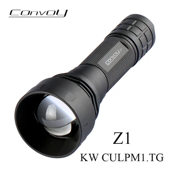 Zoomable Convoi Z1 KW CULPM1.TG Lanterna Led-uri 12 Grupuri de Mare Putere Linterna Mână Lumina Flash Zoom Lampa 21700 Felinar Camping